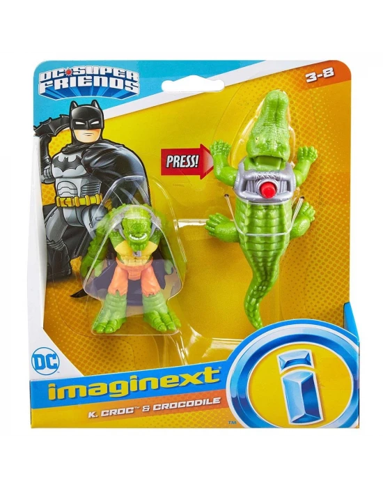 Imaginext DC Super Friends K.Croc ve Timsah Figür