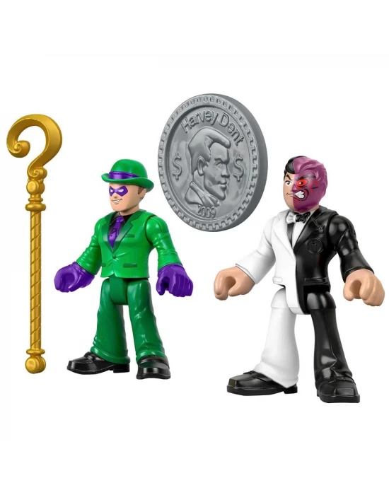 Imaginext DC Super Friends The Riddler ve Two-Face Figür