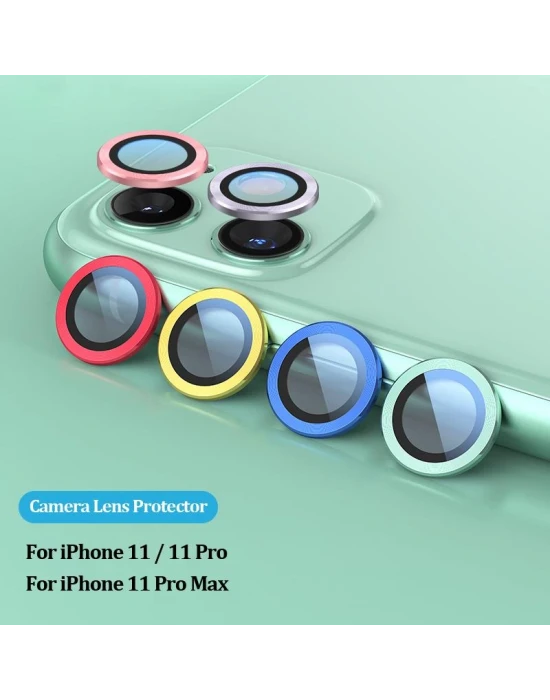 İphone 11 Fosforlu Neon Lens Koruma