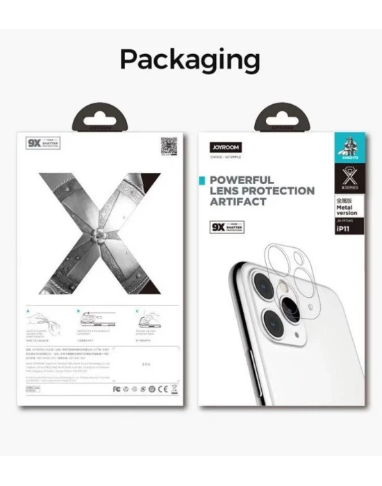 iPhone 11 Joyroom Kamera Lens Protector Glass 1.01 mm Anti Scratch