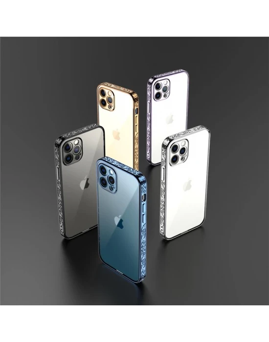 İphone 11 Plating Kreatif Desenli Silikon Telefon Kılıfı