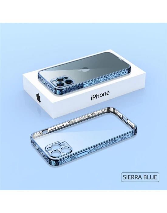 İphone 11 Plating Kreatif Desenli Silikon Telefon Kılıfı
