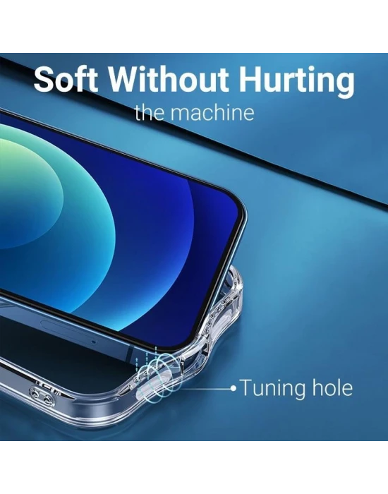 İphone 11 Pro Kablosuz Şarj Destekli Manyetik Şeffaf Koruyucu Kılıf