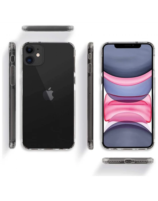 İphone 11 Pro Max Tıpalı Kamera Korumalı Silikon Kılıf