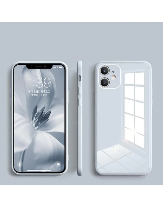 iPhone 11 Pro Parlak Cam Kamera Korumalı Telefon Kılıfı