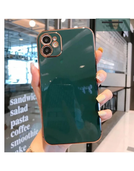 İphone 11 TPU Glossy Yumuşak Kamera Korumalı Cep Telefonu Kılıfı