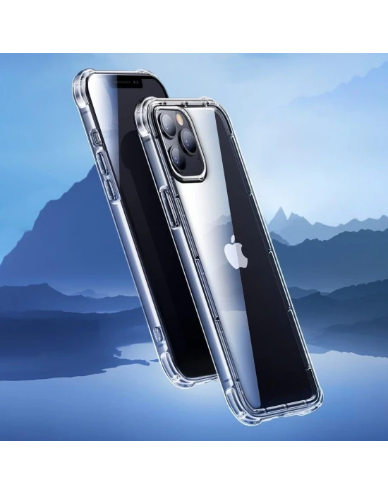 İphone 12 / 12 Pro Crystal Serisi Dayanıklı Sert Silikon Kılıf