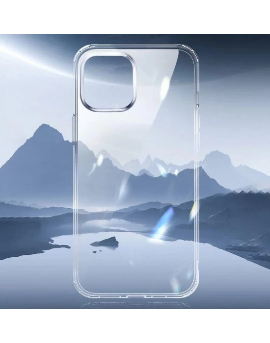 iPhone 12 Mini Transparent Serisi Şeffaf Silikon Cep Telefonu Kılıfı