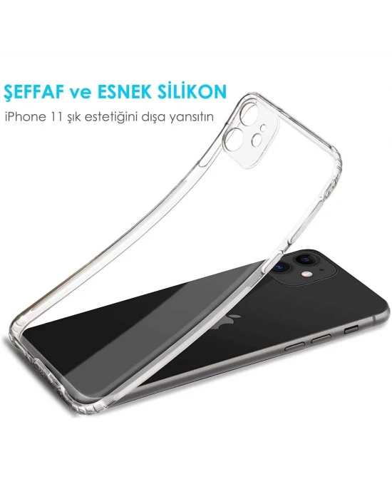 İphone 12 Pro Max 6,7 İnç Tıpalı Kamera Korumalı Silikon Kılıf