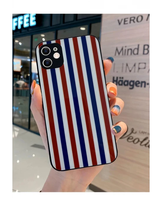 İphone 12 Pro Max Desenli Cam Telefon Kılıfı