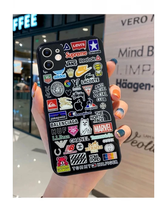 İphone 12 Pro Max Desenli Cam Telefon Kılıfı