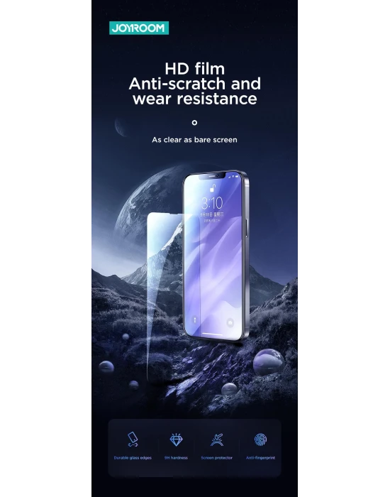 İphone 12 Pro Max JOYROOM JR-PF843 HD Ekran Koruyucu Large Sonsuz Ekran