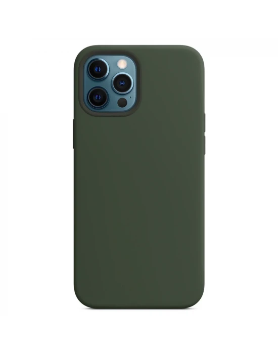 İphone 12 Pro Max Magsafe Silikon Case Telefon Kılıfı