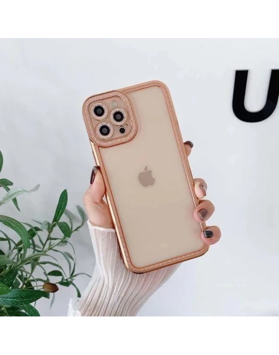 İphone 12 Pro Max Rio Yıldız Desenli Kamera Korumalı Kılıf