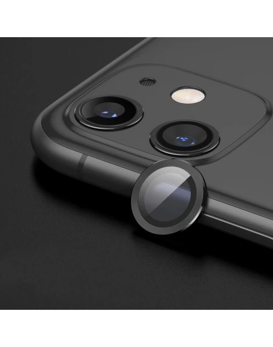 iPhone 12 Pro Max Toz Geçirmez Temperli Kamera Lens Koruyucu