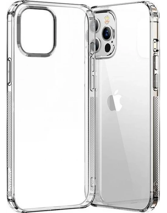 İphone 12 Pro Max Transparent Serisi Şeffaf Silikon Cep Telefonu Kılıfı