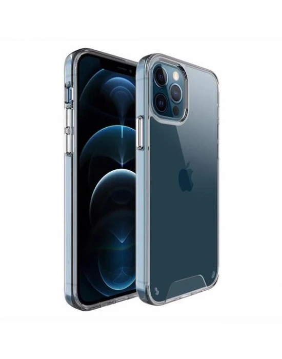 Iphone 12 Pro Premium Space Şeffaf Silikon Kılıf