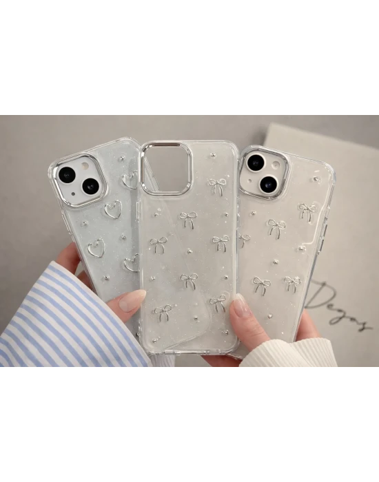 İphone 13/14 ile Uyumlu Minimal Desenli Estetik Spot Kılıf