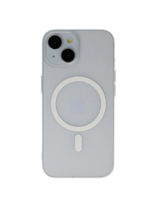 İphone 13-14 Tuna Buzlu Sert İnce Magsafe Telefon Kılıfı