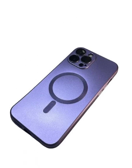 İphone 13 Pro Max Metalic Magsafe Silikon Kılıf