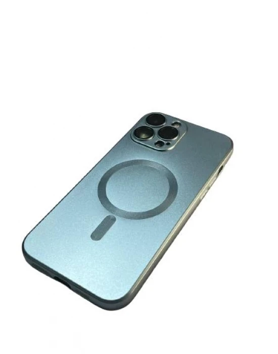 İphone 13 Pro Max Metalic Magsafe Silikon Kılıf