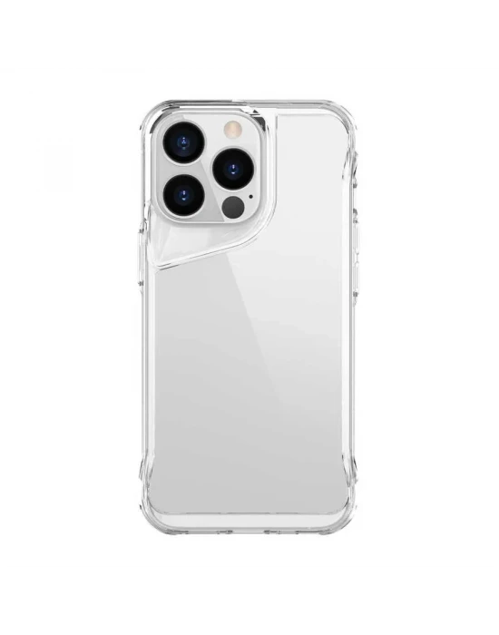 İphone 13 Pro Max Şeffaf Darbe Emici T-Max Silikon PC