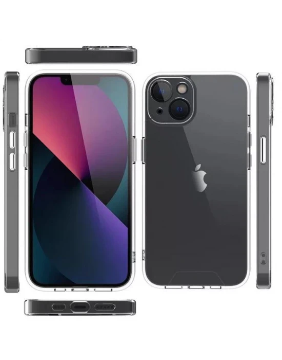 iPhone 13 Pro Space 2 Şeffaf Kamera Korumalı Cep Telefonu Kılıfı