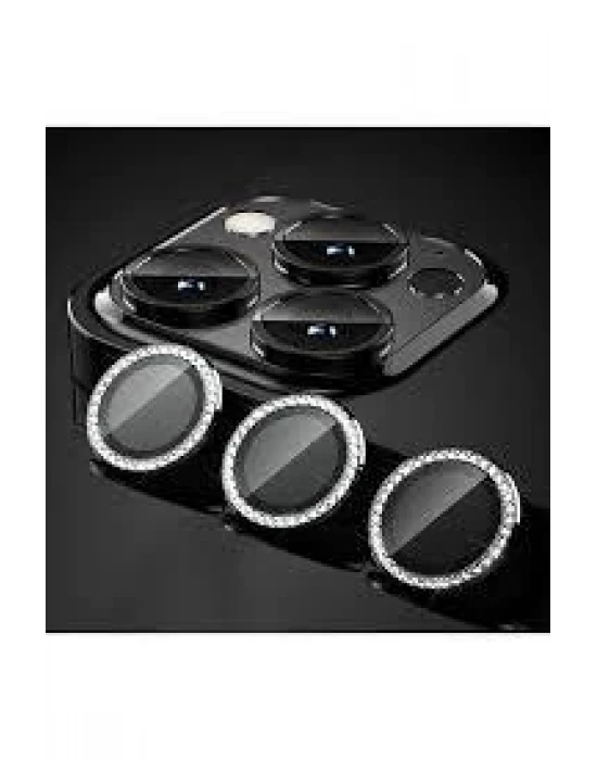 İphone 14-15 Pro -14-15 Pro Max Uyumlu Taşlı Lens Koruma