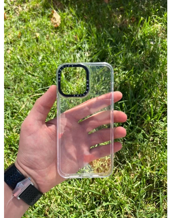 İphone 14 Casetify Şeffaf Silikon Telefon Kılıfı