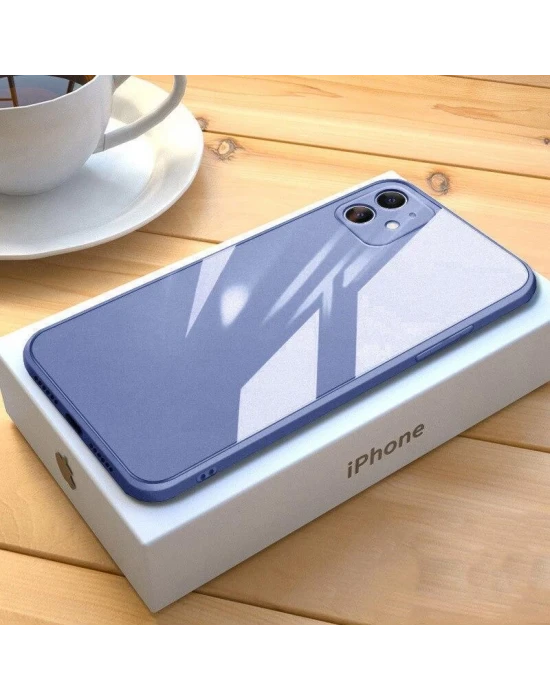 İphone 14 Parlak Cam-Kamera Korumalı Telefon Kılıfı&Kılıf