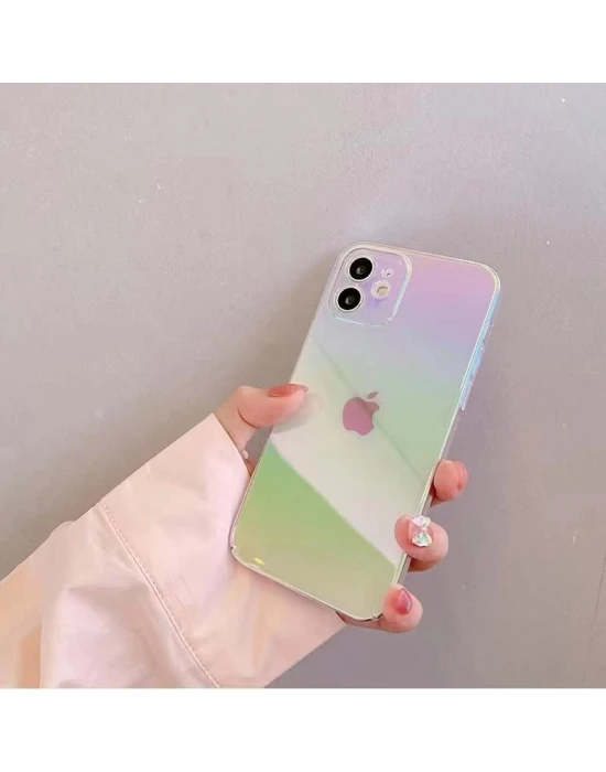 İphone 14 Plus Gökkuşağı Rainbow Telefon Kılıfı