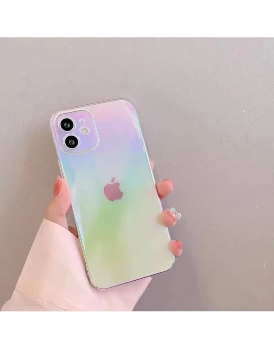 İphone 14 Plus Gökkuşağı Rainbow Telefon Kılıfı