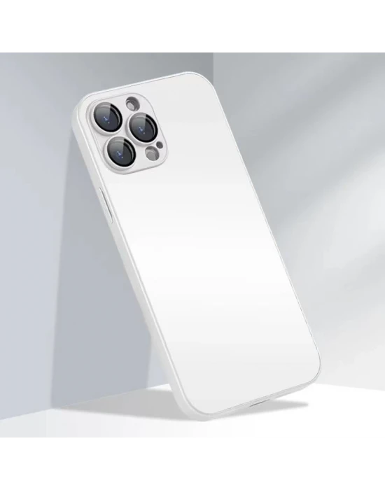İphone 14 Pro Buzlu Ag Glass Telefon Kılıfı&Kılıf