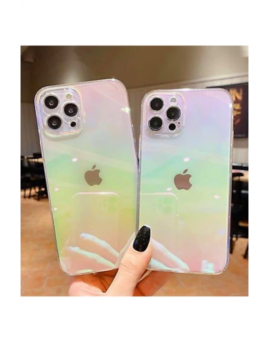 İphone 14 Pro Max Gökkuşağı Rainbow Kılıf Telefon Kılıfı