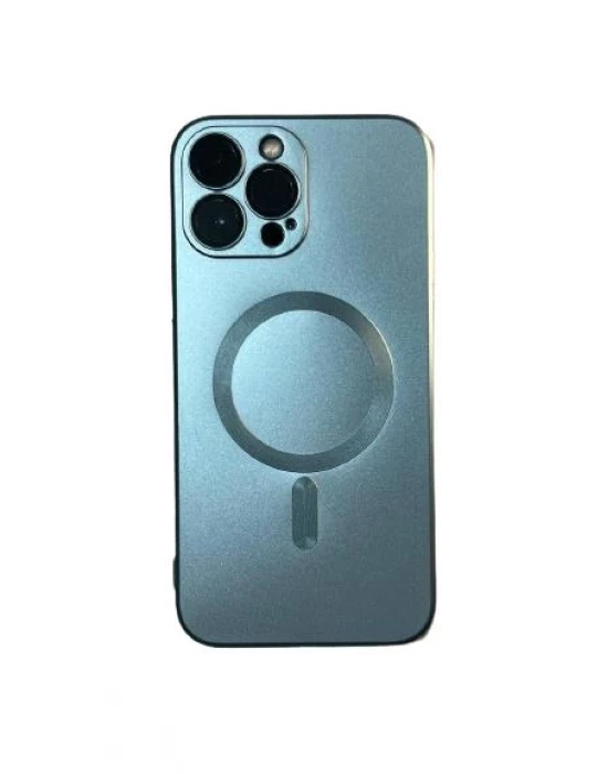 İphone 14 Pro Max Metalic Magsafe Silikon Kılıf