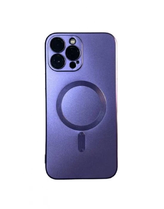 İphone 14 Pro Metalic Magsafe Silikon Kılıf
