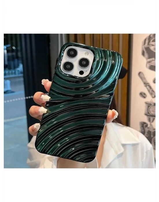 İphone 14 Pro Ripples Parlak Darbelere Dayanıklı Silikon Kılıf