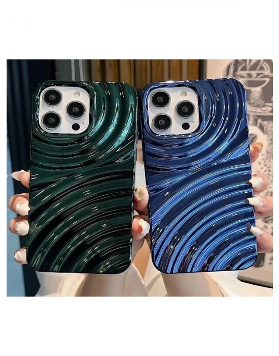 İphone 14 Pro Ripples Parlak Darbelere Dayanıklı Silikon Kılıf