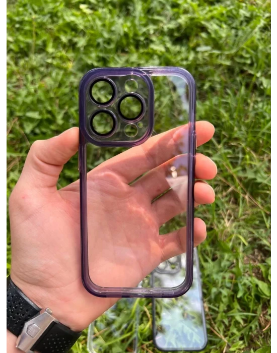 İphone 14 Pro Sp Lens Korumalı Silikon Telefon Kılıfı