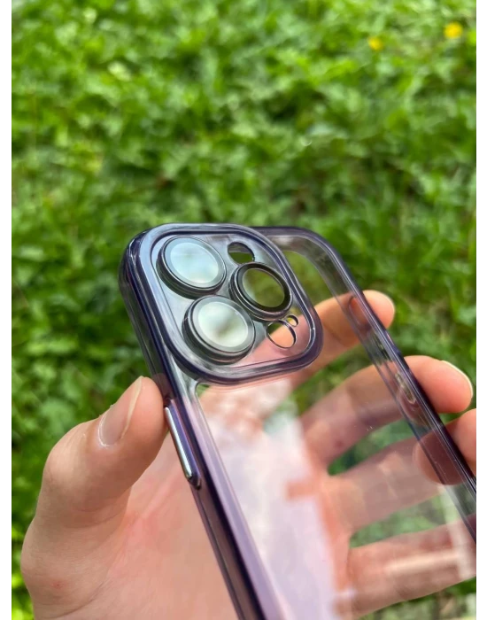 İphone 14 Pro Sp Lens Korumalı Silikon Telefon Kılıfı