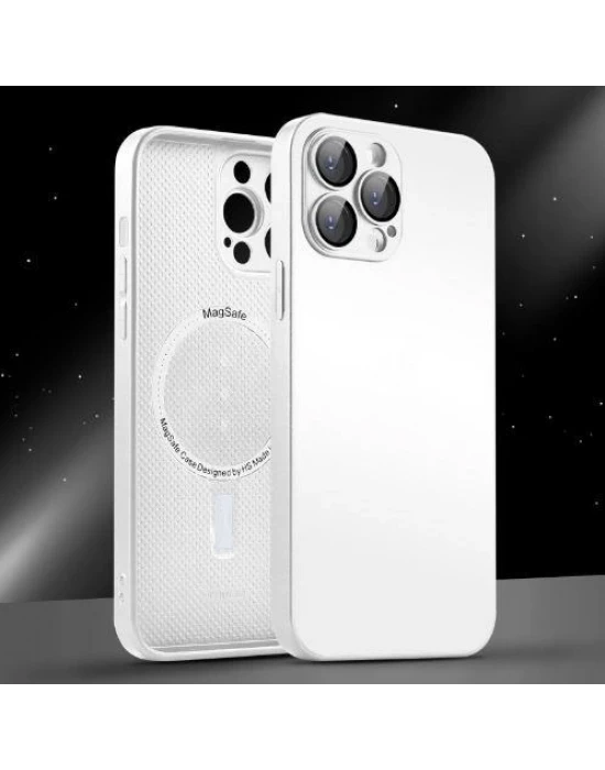 İphone 14 Pro Uyumlu Magsafe Ag Glass Buzlu Cep Telefopnu Kılıfı
