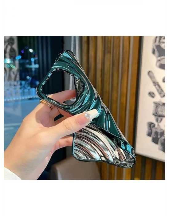 İphone 14 Ripples Parlak Darbelere Dayanıklı Silikon Kılıf