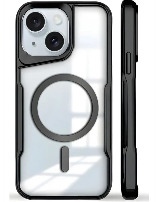 İphone 14 Siyah Darbe Emici T-Max Silikon PC