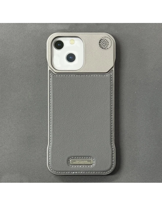 iPhone 15 Parfümlü Koku Hazneli MagSafe Uyumlu Deri Kılıf