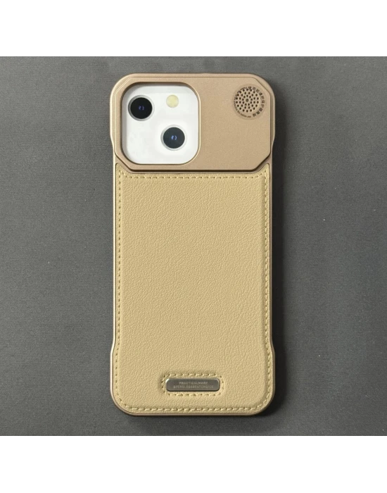 iPhone 15 Parfümlü Koku Hazneli MagSafe Uyumlu Deri Kılıf