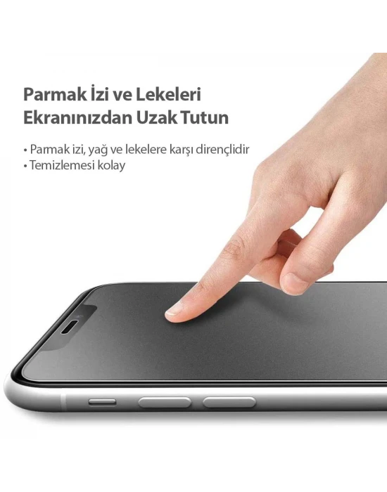 İphone 15 Pro Max Uyumlu Mat Hayalet Nano Cep Telefonu Ekran Koruyucu