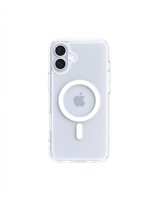iPhone 16 Kılıf Crystal MagSafe Özellikli Şeffaf