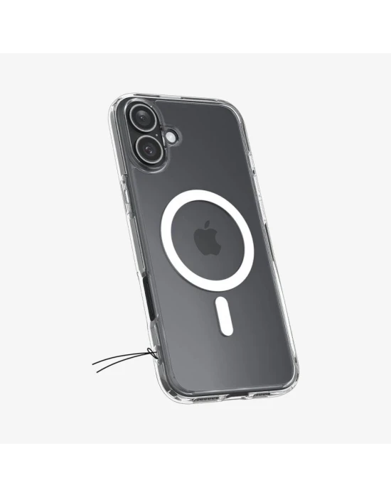 iPhone 16 Plus Kılıf Crystal MagSafe Özellikli Şeffaf