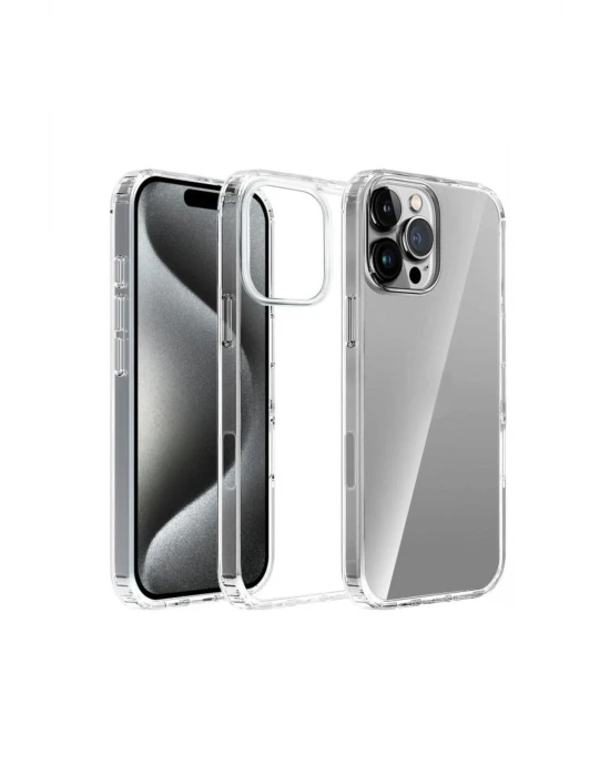 İphone 16 Pro Kılıf Süper Şeffaf Silikon Kapak