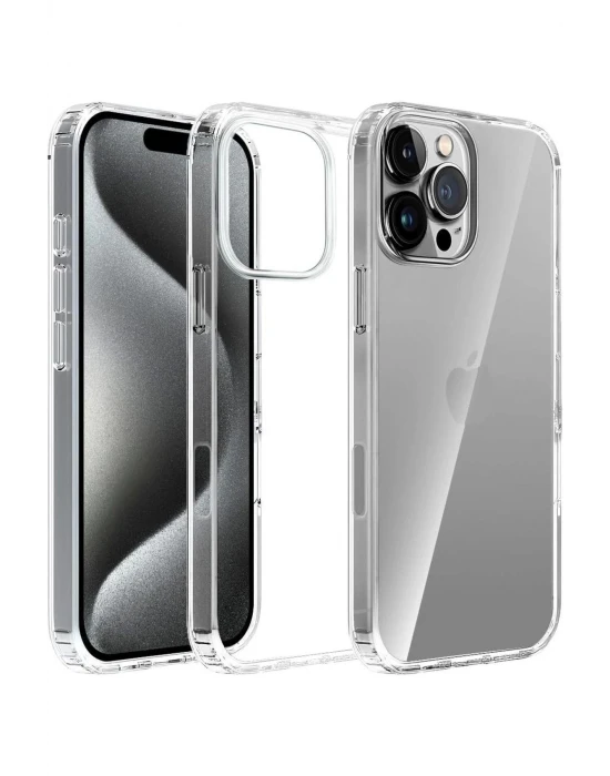 İphone 16 Pro Max Kılıf Süper Şeffaf Silikon Kapak